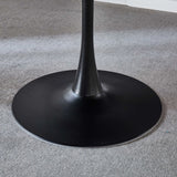 Tulip Table Mid-Century Dining Table With Round MDF Table Top, Pedestal Dining Table, End Table Leisure Coffee Table - Furniture Home Direct