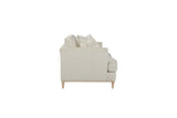 Loveseat With 2 Reversable Cushions And 2 Pillows - Off White - Furniture Home Direct