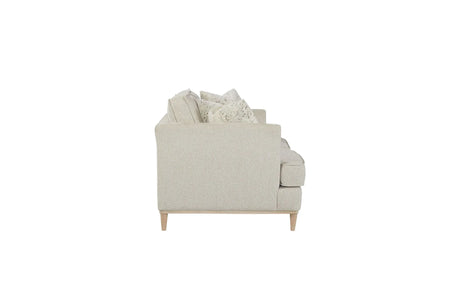 Loveseat With 2 Reversable Cushions And 2 Pillows - Off White - Furniture Home Direct