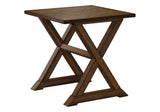 Compact Accent End Table, Square, Transitional - Furniture Home Direct