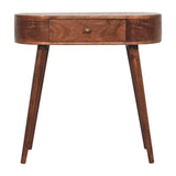 Rounded Wood Table - Furniture Home Direct