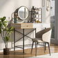 Makeup Vanity Desk With 3-Mode Lighted Mirror & Wireless Charging Station, Vanity Table With Drawer & 3 Open Shelves For Ample Storage Space, Dressing Table For Bedroom - Furniture Home Direct