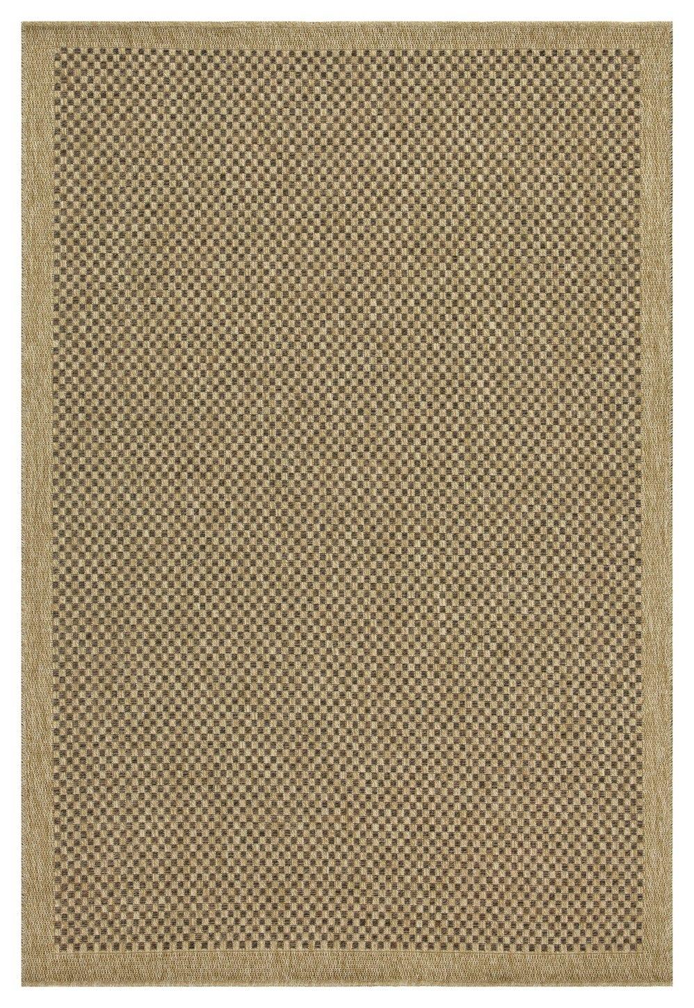 Earth - 7'10" X 10'3" Polypropylene Indoor, Outdoor Area Rug - Jute, Mocha - Furniture Home Direct