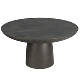 Alexa - Cast Aluminum Coffee Table - Black - Furniture Home Direct