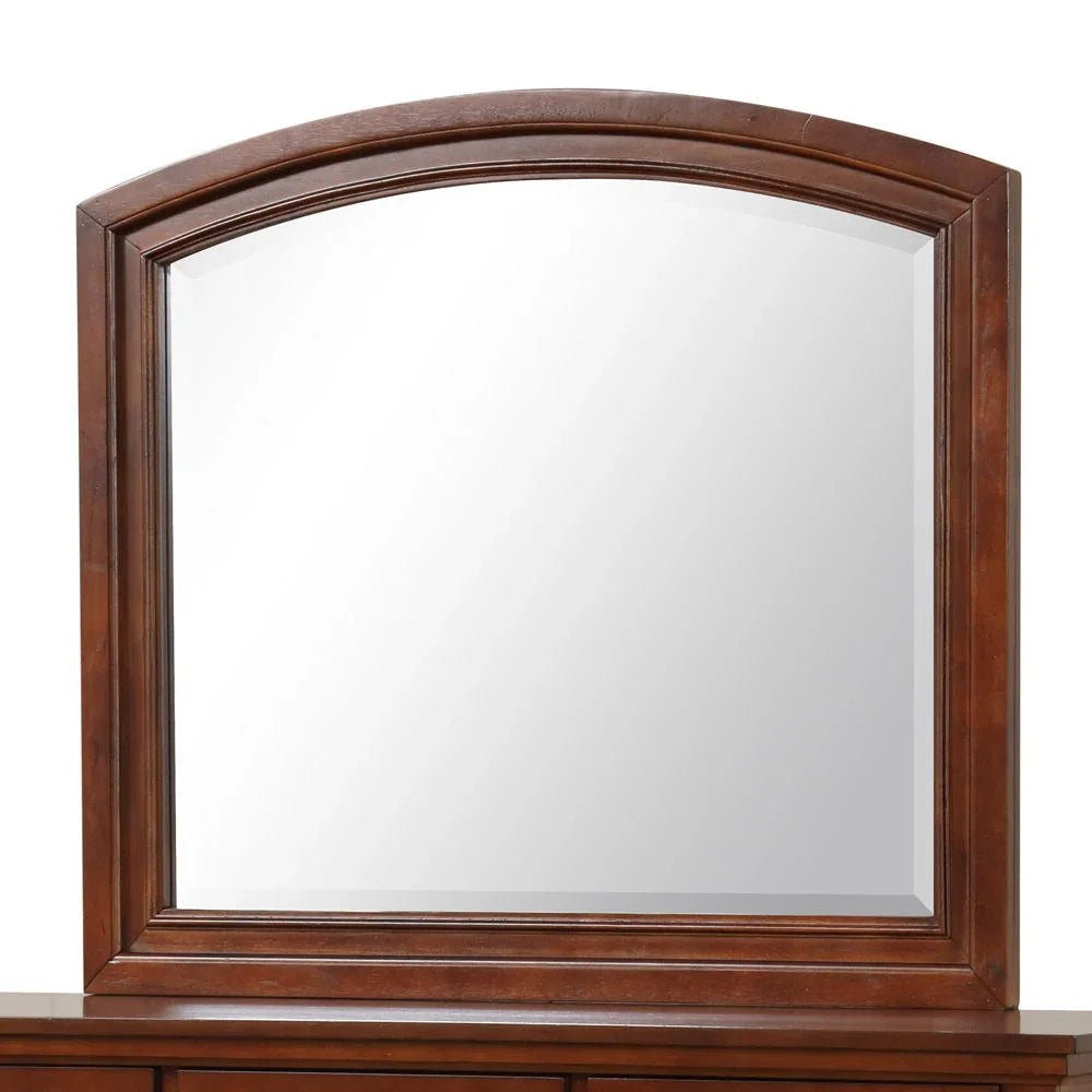 Charming Traditional Mirror - Cherry - Furniture Home Direct