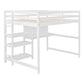 Loft Bed With Shelves, Desk And Writing Board - Furniture Home Direct