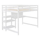 Loft Bed With Shelves, Desk And Writing Board - Furniture Home Direct