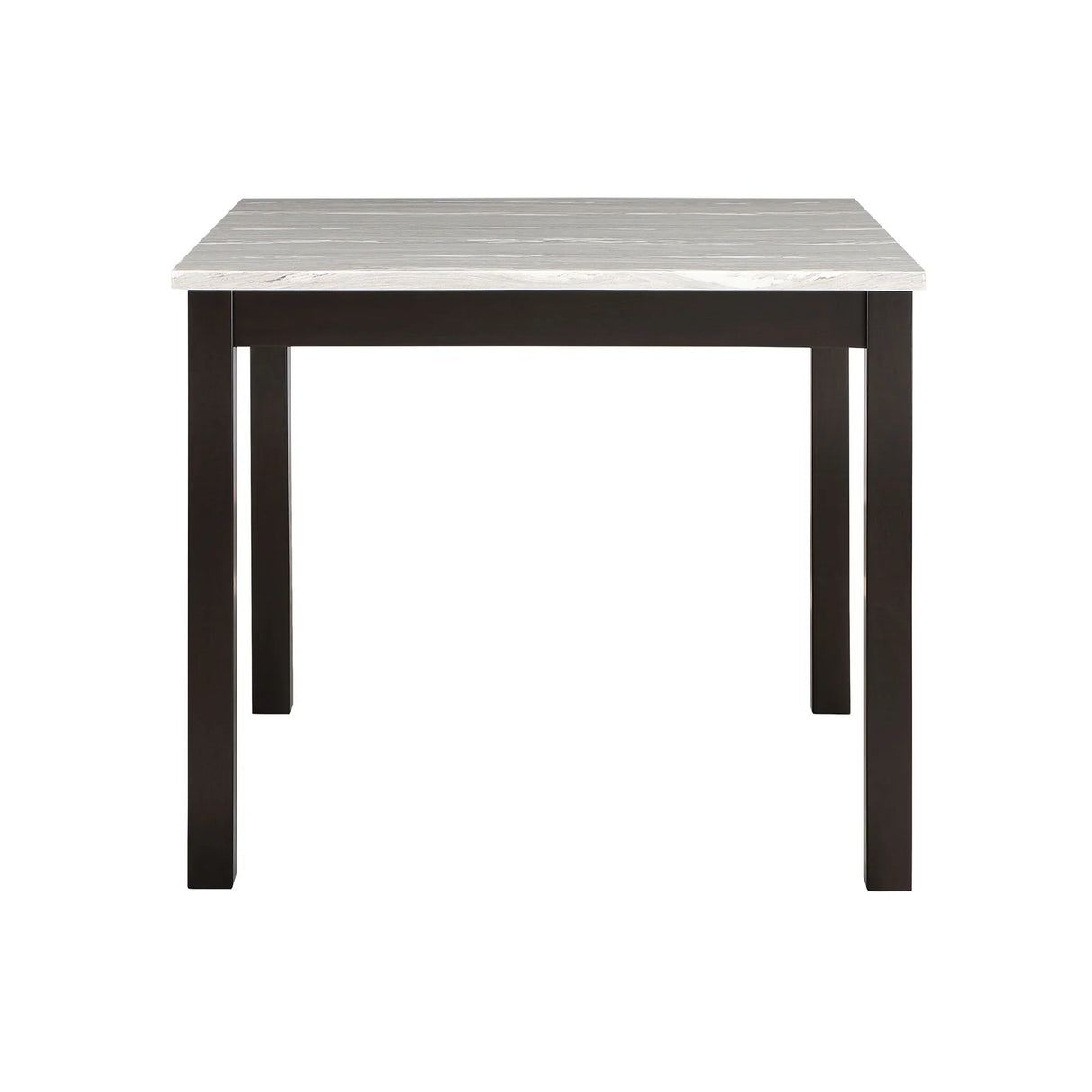Leon - Bar Table And 4 Bar Stools - Espresso / White - Furniture Home Direct