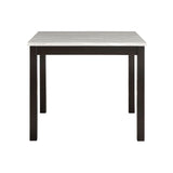 Leon - Bar Table And 4 Bar Stools - Espresso / White - Furniture Home Direct