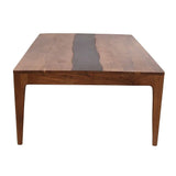 Wood Dining Table - Natural Wood / Brown - Furniture Home Direct