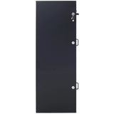 Large Steel Freestanding Floor Parcel Package Drop With Locking Letterbox Drop Mail Box With Multi Compartments - Black - Furniture Home Direct