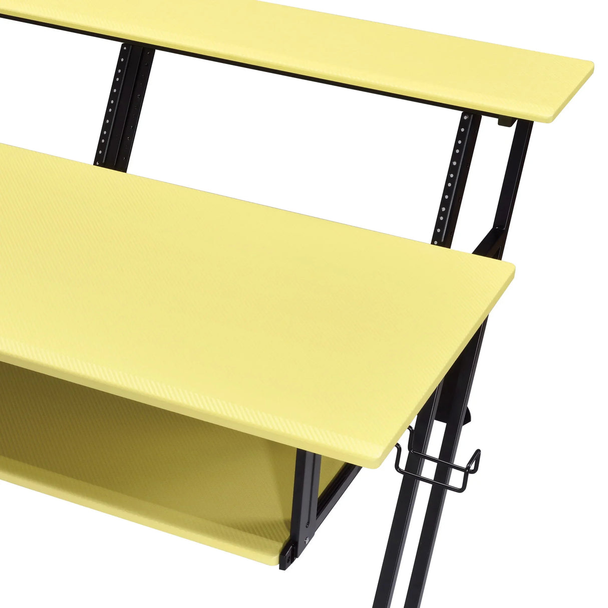 Suitor - Music Recording Studio Desk - Black / Yellow - Furniture Home Direct