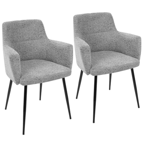 Andrew - Contemporary Dining Chair (Set of 2) - Furniture Home Direct