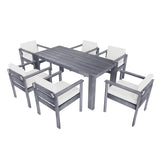 7 Piece Patio Dining Table Set - Furniture Home Direct