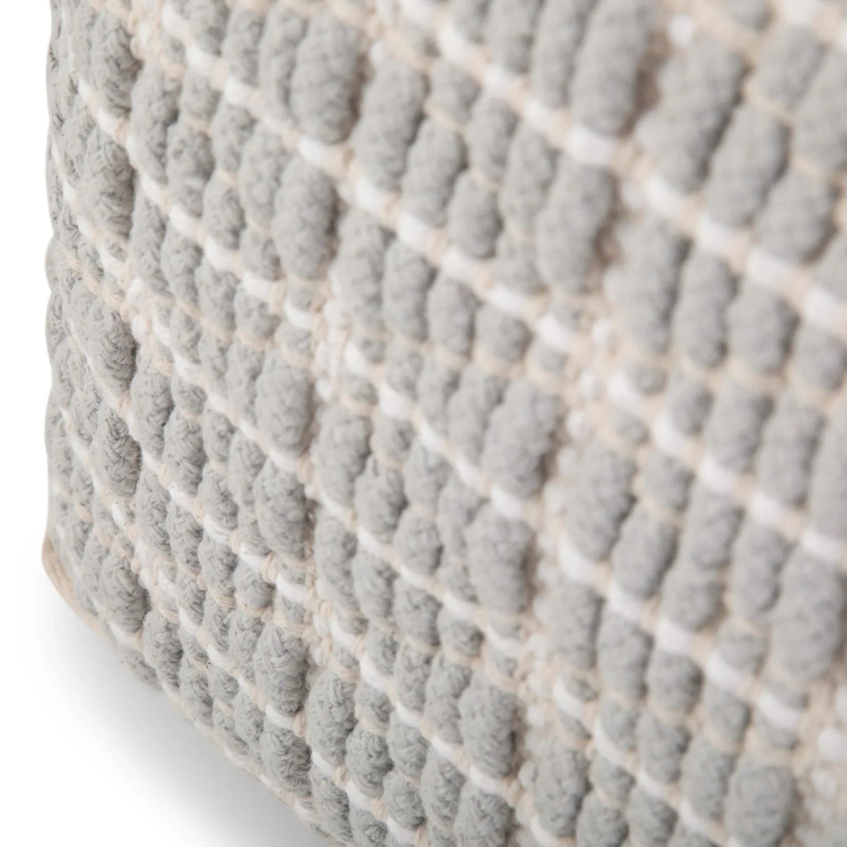 Noreen - Upholstered Square Pouf - Furniture Home Direct