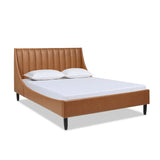 Aspen - Vertical Tufted Modern Headboard Platform Bed Set - Furniture Home Direct