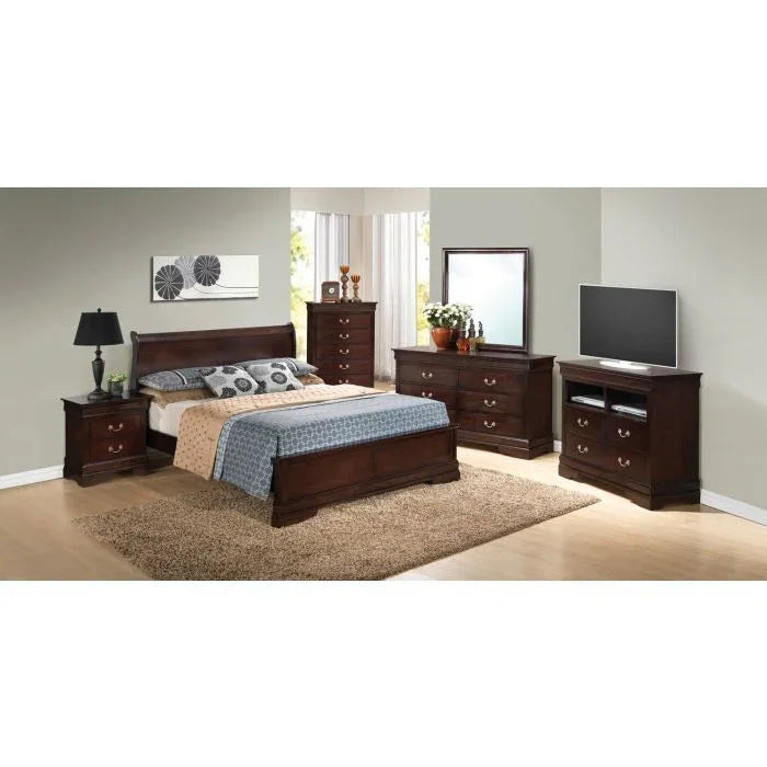 Sleigh Bed With Low Footboard - Furniture Home Direct