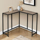 Corner Accent Console Table For Entryway, Unique L-Shaped Design - Furniture Home Direct