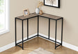 Corner Accent Console Table For Entryway, Unique L-Shaped Design - Furniture Home Direct
