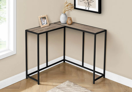 Corner Accent Console Table For Entryway, Unique L-Shaped Design - Furniture Home Direct