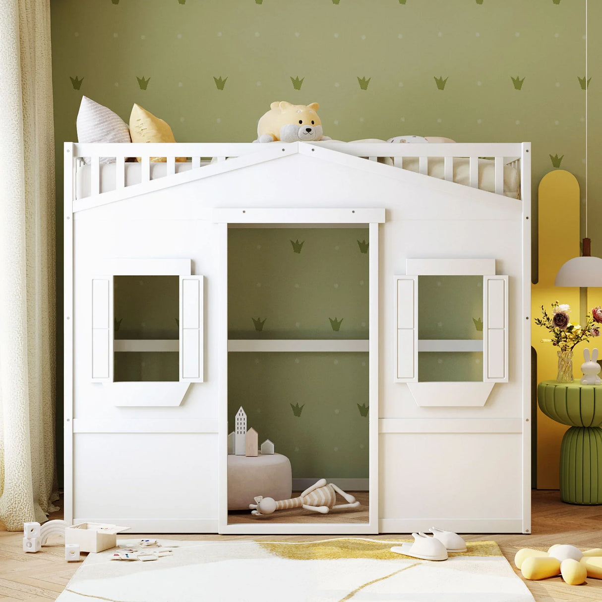 House Loft Bed With Ladder - Furniture Home Direct