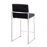 Fuji - Contemporary High Back Counter Stool, Functional Design - Furniture Home Direct