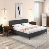 Caroline - Mid-Century Modern Style Night Stand - Brown - Furniture Home Direct
