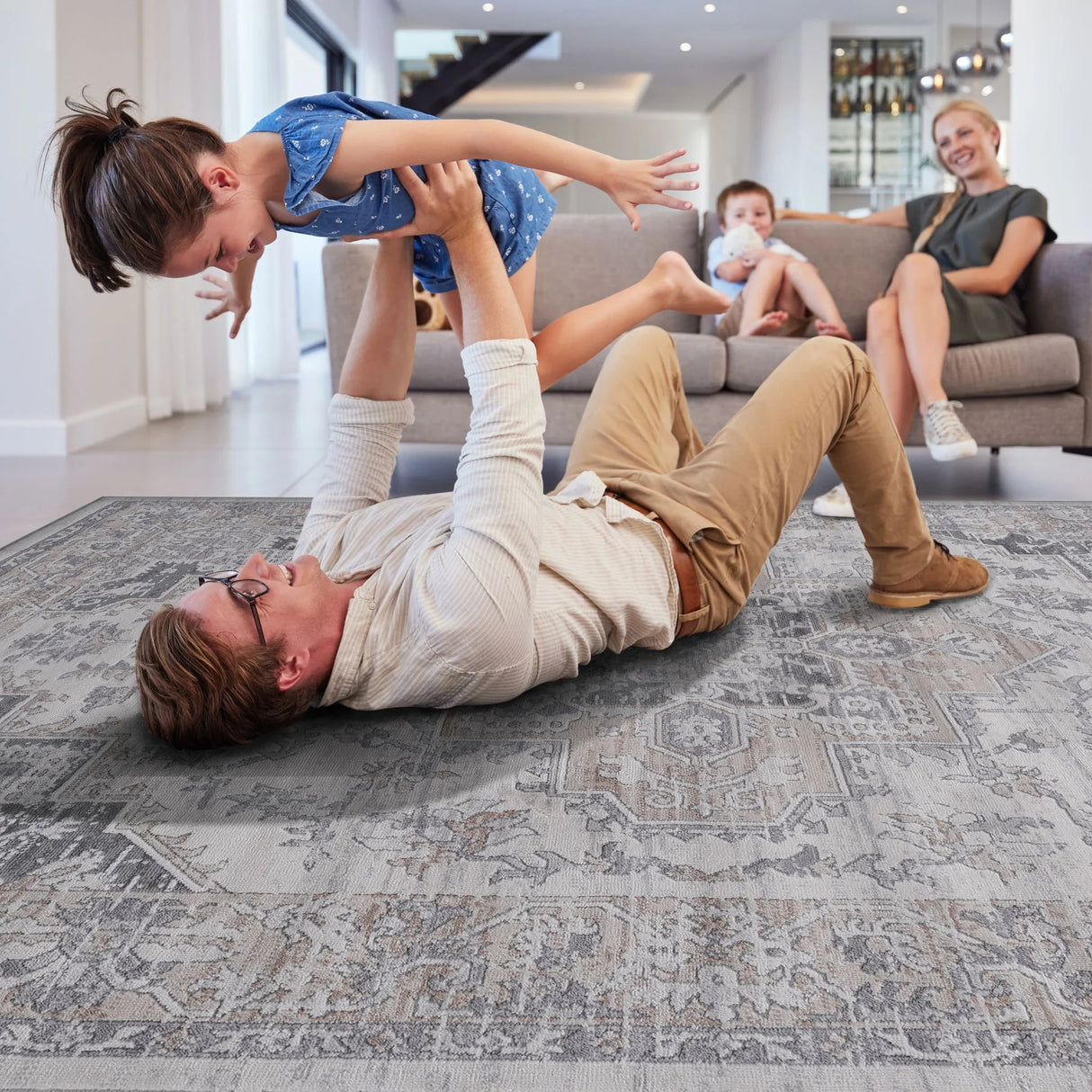 Marfi - Oriental Trendy Rug - Furniture Home Direct