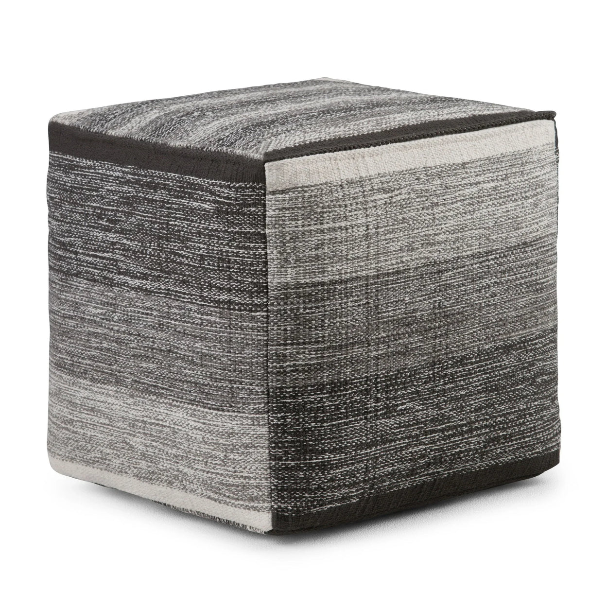 Naya - Upholstered Cube Pouf - Furniture Home Direct