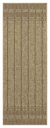 Earth - 7'10" X 10'3" Polypropylene, Indoor, Outdoor Area Rug - Jute / Black - Furniture Home Direct