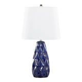 Hex - Contemporary Lamp (Set of 2) - Furniture Home Direct
