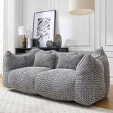 Comfortable Dual Beanbag Chair With High Resilience Foam Core For 2 People - Furniture Home Direct