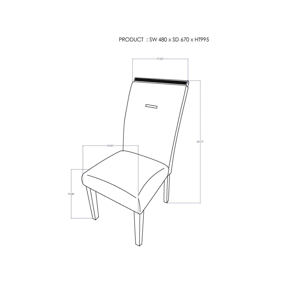 Ariya - Stylish Design Dining Chair - Furniture Home Direct
