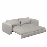 Sleeper Pull Out Sofa Bed, 3 In 1 Convertible Chaise Lounge - Furniture Home Direct