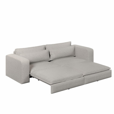 Sleeper Pull Out Sofa Bed, 3 In 1 Convertible Chaise Lounge - Furniture Home Direct
