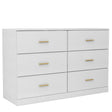 Modern Drawer Dresser For Bedroom, Ample Storage Wide Chest Of Drawers - Furniture Home Direct