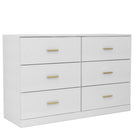 Modern Drawer Dresser For Bedroom, Ample Storage Wide Chest Of Drawers - Furniture Home Direct