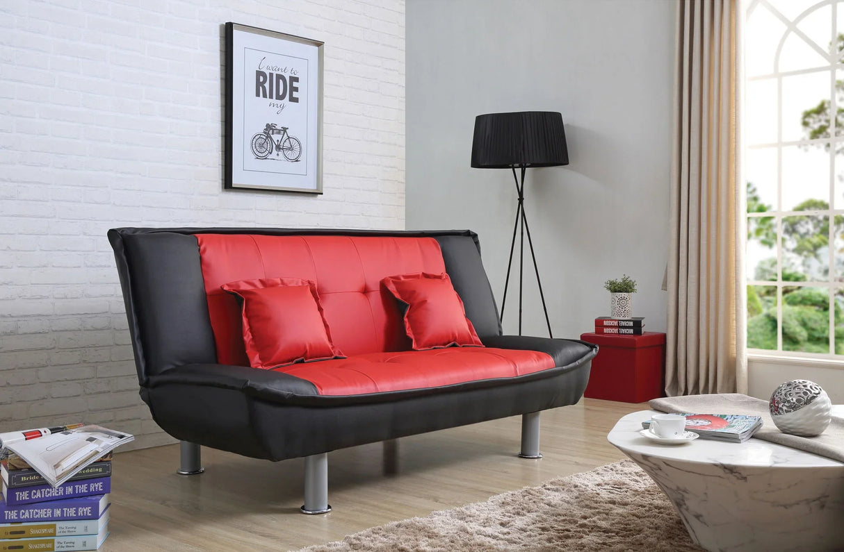 Lionel - Modern Design Sofa Bed - Black - Furniture Home Direct