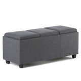 Avalon - Upholstered Storage Ottoman - Furniture Home Direct