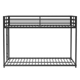 Adam - Full Over Full Bunk Bed - Black - Furniture Home Direct
