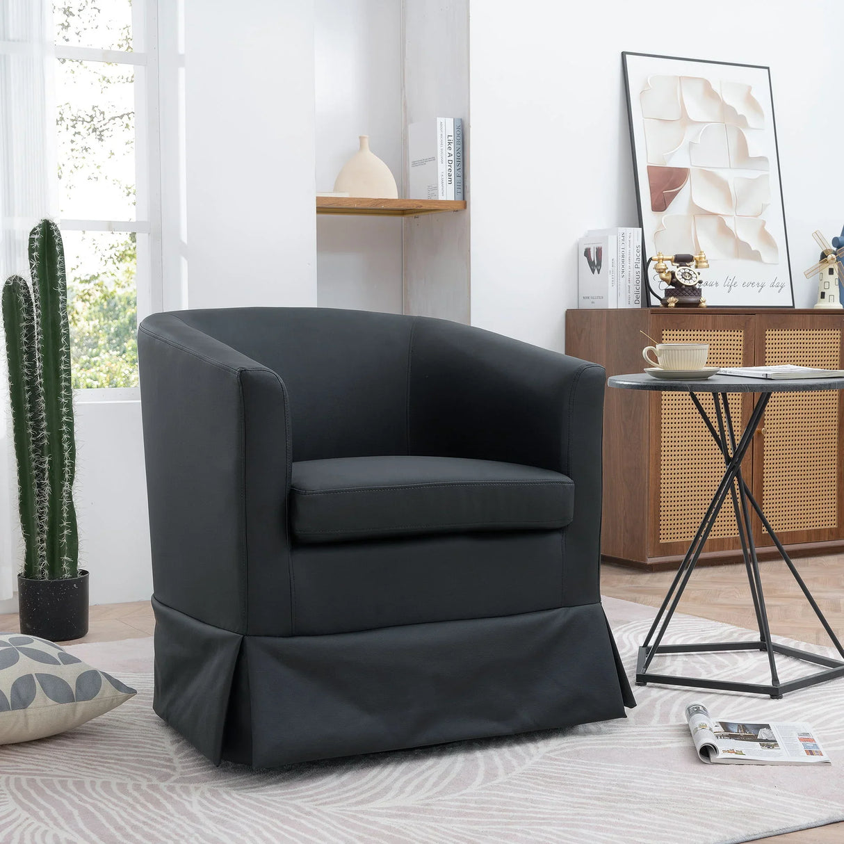 27.36" Wide Swivel Chair - Furniture Home Direct