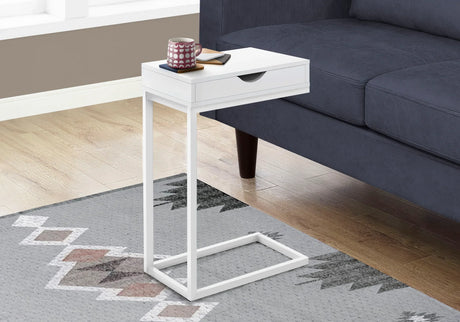 Accent Table, C - Shaped Contemporary Elegant Desig - Furniture Home Direct