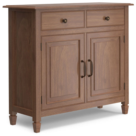 Connaught - Entryway Storage Cabinet - Medium Saddle Brown - Furniture Home Direct