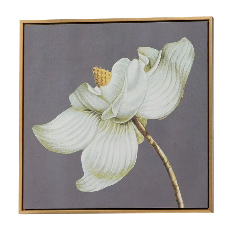Botanical Wall Art Prints, Home Decor For Living Room Dining Room Bedroom Hallway (Set of 4) - Gray - Furniture Home Direct