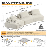 Modern Luxury Oversized Modular Sectional Sofa Set - Furniture Home Direct