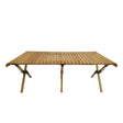 Multi-Function Wooden Foldable Portable Patio Dining Table, Indoor And Outdoor Universal - Natural - Furniture Home Direct