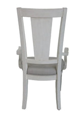Katia - Arm Chair (Set of 2) - Light Gray / White - Furniture Home Direct