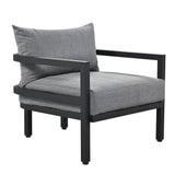 Modern Outdoor Patio Set - Gray - Furniture Home Direct