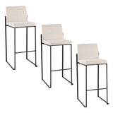 Fuji - Contemporary High Back Barstool Elegant Design - Furniture Home Direct