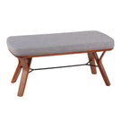 Folia - Mid Century Modern Bench - Furniture Home Direct